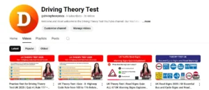home 2 YouTube Theory Test